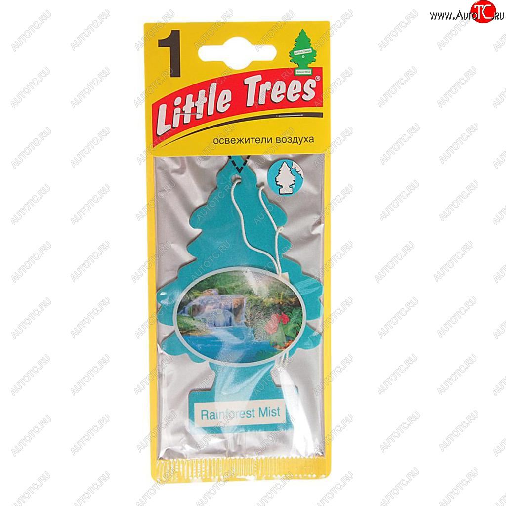 157 р. Ароматизатор подвесной пластина (тропический туман) Елочка CAR FRESHNER CAR FRESHNER u1p-10106-russ  с доставкой в г. Вологда