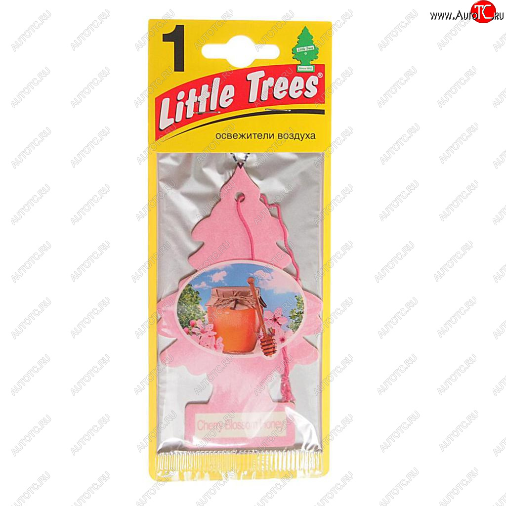 157 р. Ароматизатор подвесной пластина (медовая вишня) Елочка CAR FRESHNER CAR FRESHNER u1p-10476-russ  с доставкой в г. Вологда