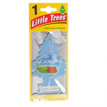 Ароматизатор подвесной пластина (летняя свежесть) Елочка CAR FRESHNER CAR FRESHNER u1p-10574-russ