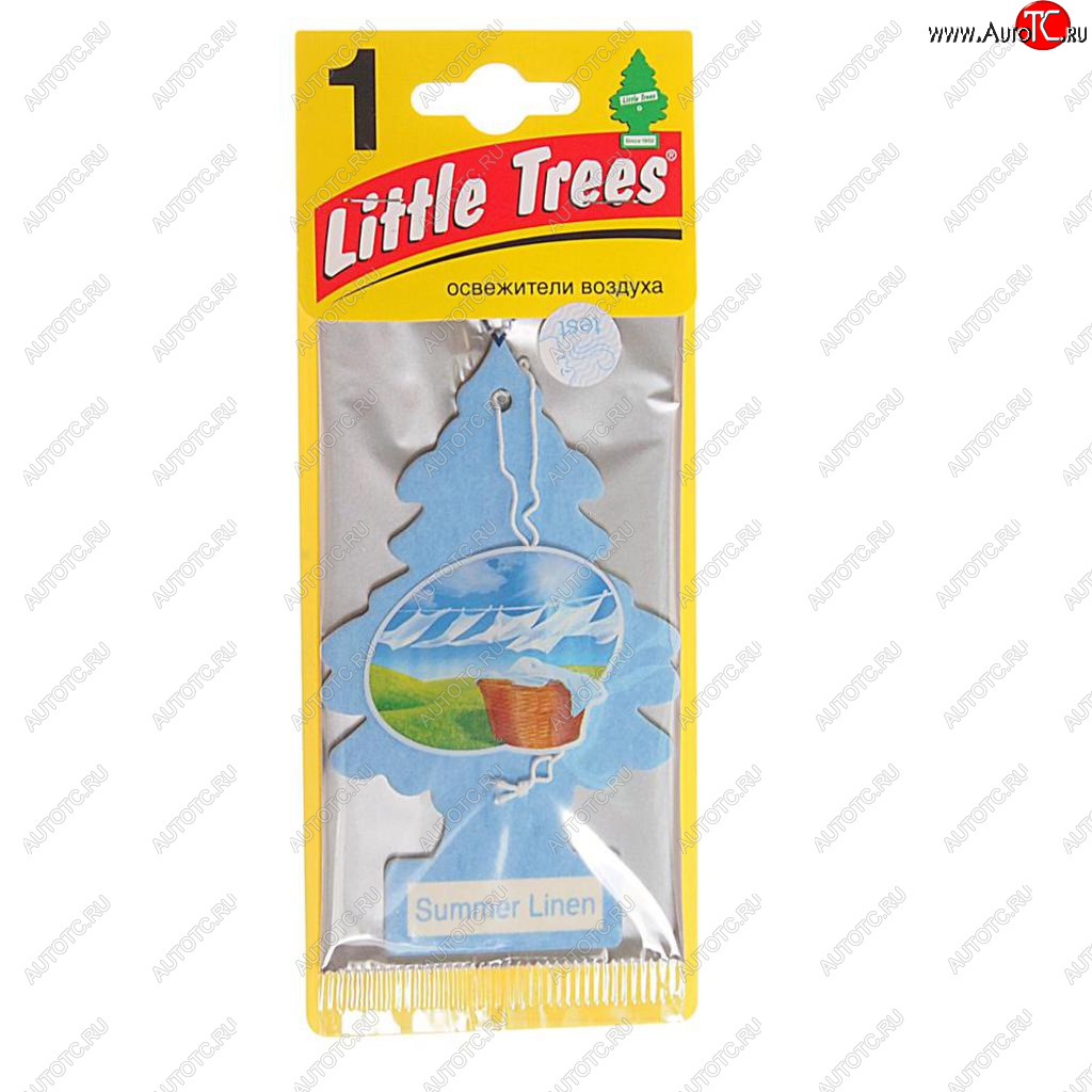 157 р. Ароматизатор подвесной пластина (летняя свежесть) Елочка CAR FRESHNER CAR FRESHNER u1p-10574-russ  с доставкой в г. Вологда