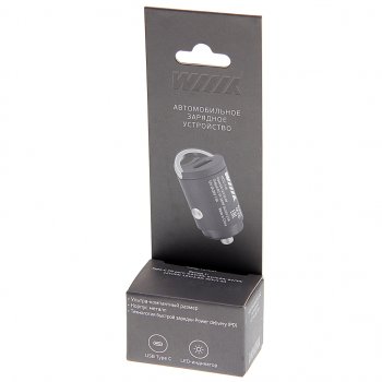 999 р. Устройство зарядное в прикуриватель 1USB Type C 12V Quick Charge WIIIX WIIIX ucc-1-6  с доставкой в г. Вологда. Увеличить фотографию 3
