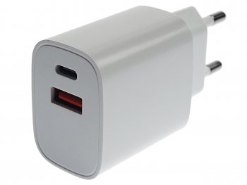 Устройство зарядное в розетку 1USB + 1 Type C 220V WIIIX WIIIX unn-4-2-01-qcpd