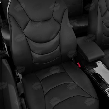 11 299 р. Универсальные чехлы сидений (майка,9 предм., экокожа) Recaro AVTOLIDER   (черный)  с доставкой в г. Вологда. Увеличить фотографию 6