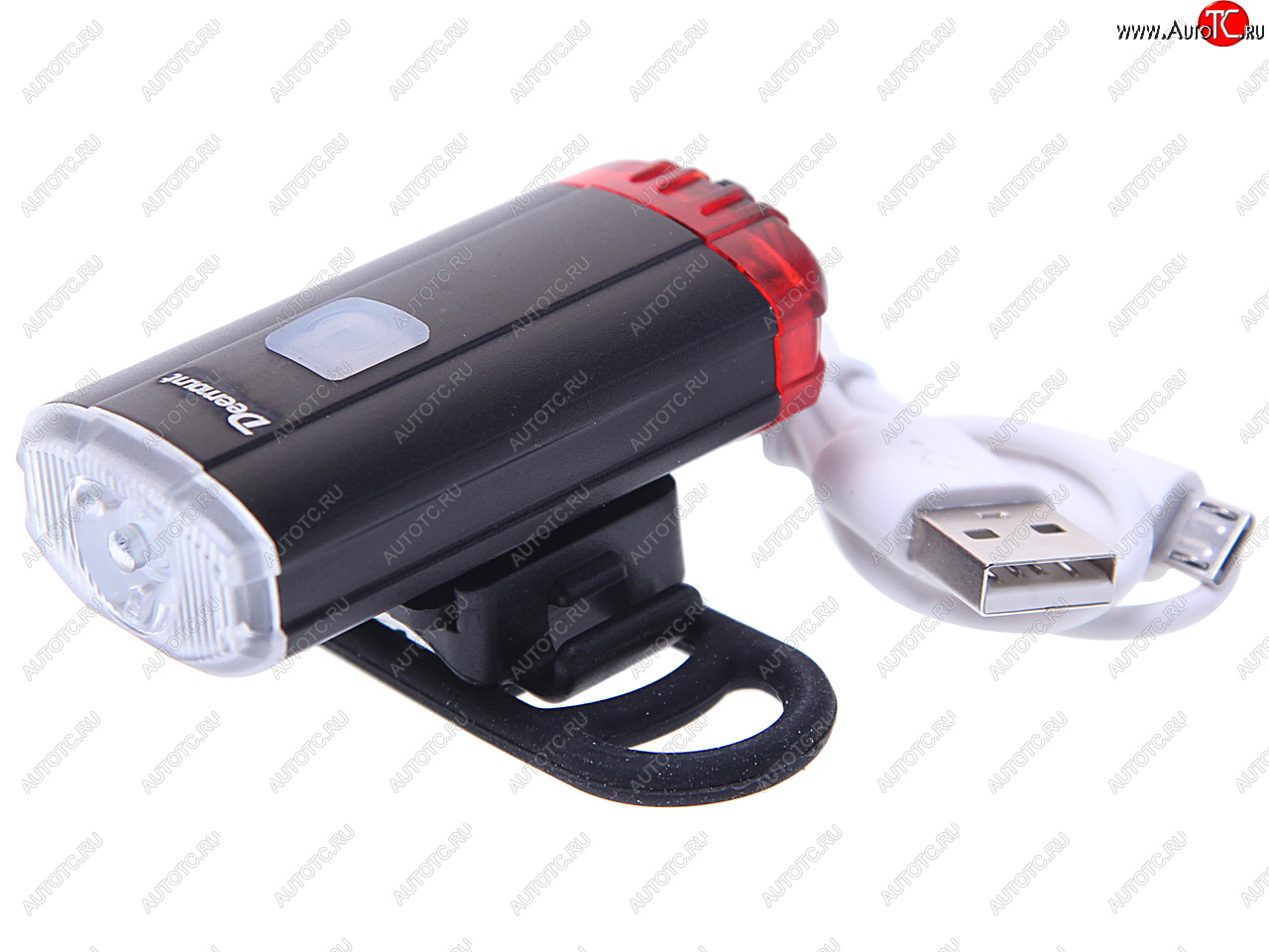 1 149 р. Фонарь велосипедный 2 в 1 USB кабель с аккумулятором 800mAh VXM NO NAME ут00019039  с доставкой в г. Вологда