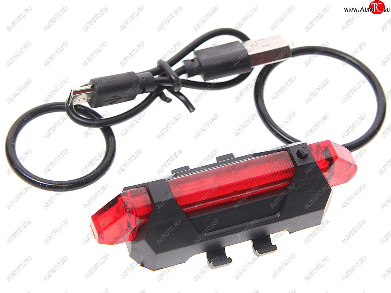 339 р. Фонарь велосипедный задний USB кабель с аккумулятором 918mAh 2 режима красный Led NO NAME ут00021659  с доставкой в г. Вологда