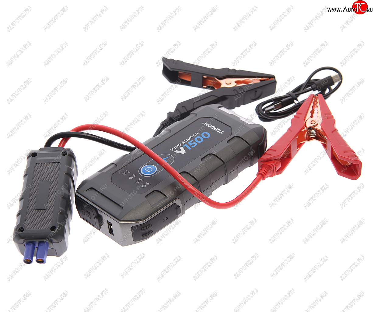 10 649 р. Устройство пусковое 12V 1500A 10000мАч (power bank) TOPDON TOPDON v1500  с доставкой в г. Вологда