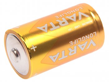 349 р. Батарейка D LR20 1.5V блистер 2шт. (цена за 1шт.) Alkaline Longlife VARTA VARTA vrt-lr20lбл  с доставкой в г. Вологда. Увеличить фотографию 2