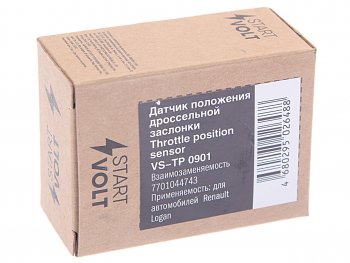 399 р. Датчик положения заслонки дроссельной RENAULT Logan (1.41.6) STARTVOLT STARTVOLT vs-tp0901  с доставкой в г. Вологда. Увеличить фотографию 3