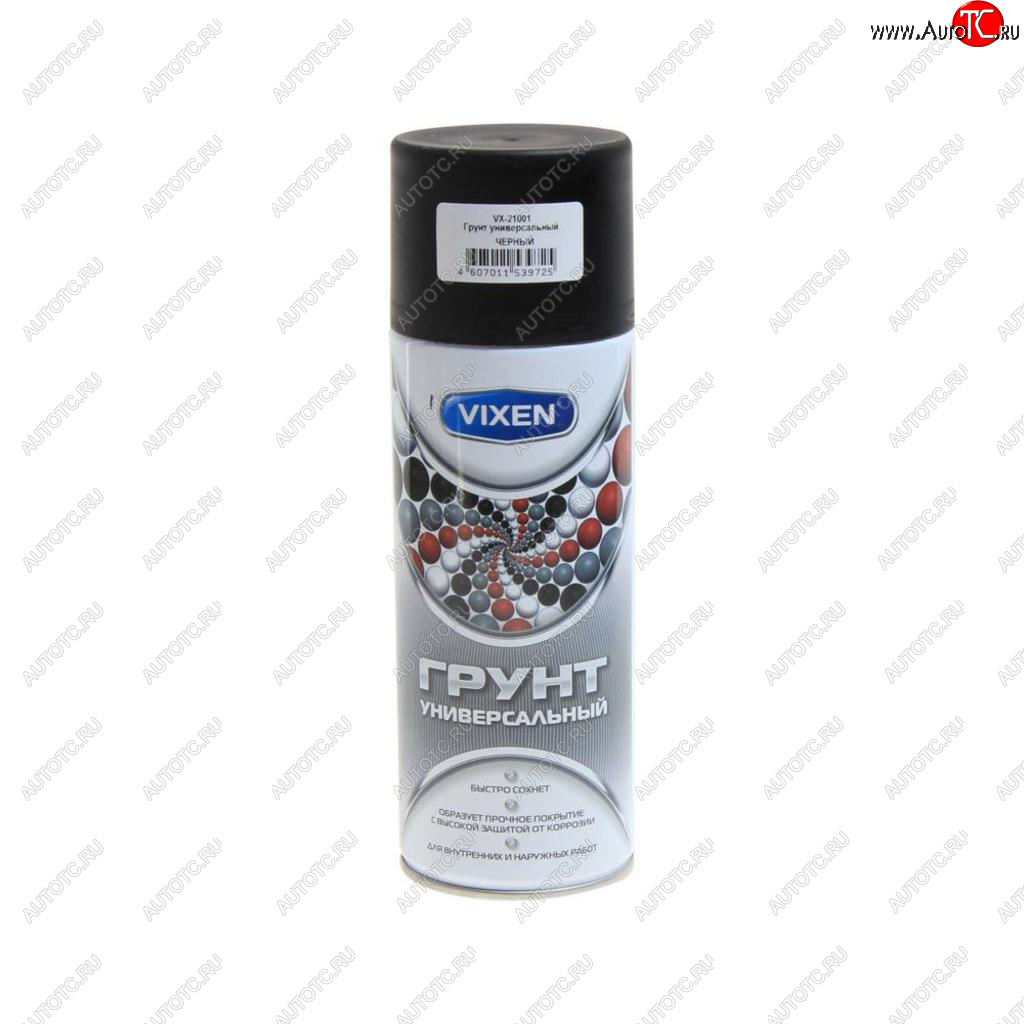270 р. Грунт черный аэрозоль 520мл VIXEN VIXEN vx-21001  с доставкой в г. Вологда