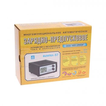7 649 р. Устройство зарядное 7-18V 20А 220V (автомат) с ЖК дисплеем Вымпел 57 ОРИОН ОРИОН вымпел-57  с доставкой в г. Вологда. Увеличить фотографию 3