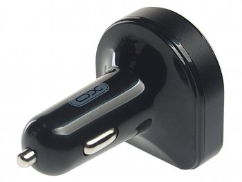 899 р. Устройство зарядное в прикуриватель с трансмиттером (bluetooth,hands free) черное XO XO xo-bcc01 black  с доставкой в г. Вологда. Увеличить фотографию 2