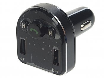 Устройство зарядное в прикуриватель с трансмиттером (bluetooth,hands free) черное XO XO xo-bcc01 black
