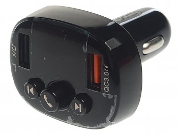 Устройство зарядное в прикуриватель с трансмиттером (bluetooth,hands free) черное XO XO xo-bcc03 black
