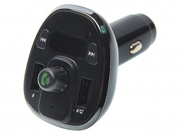 Устройство зарядное в прикуриватель с трансмиттером (bluetooth,hands free) черное XO XO xo-bcc05 black