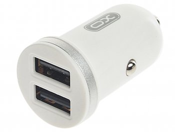 Устройство зарядное в прикуриватель 2USB 12V белое XO XO xo-cc18dua white