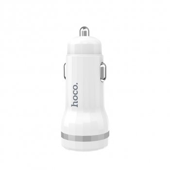 459 р. Устройство зарядное в прикуриватель 2USB 12V HOCO HOCO z27 white  с доставкой в г. Вологда. Увеличить фотографию 3