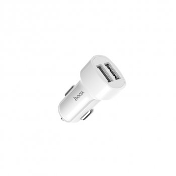 459 р. Устройство зарядное в прикуриватель 2USB 12V HOCO HOCO z2a white  с доставкой в г. Вологда. Увеличить фотографию 2