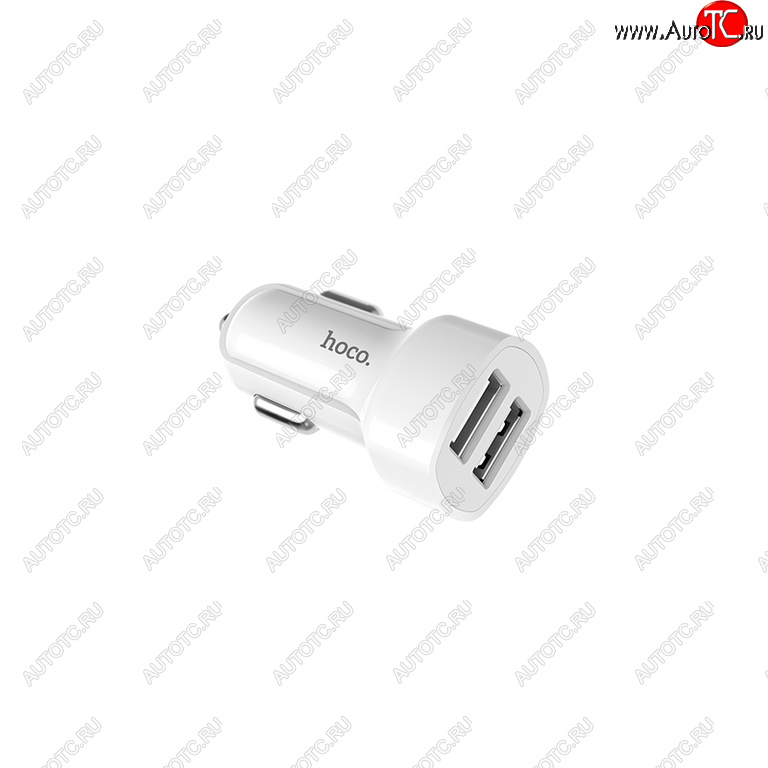 459 р. Устройство зарядное в прикуриватель 2USB 12V HOCO HOCO z2a white  с доставкой в г. Вологда