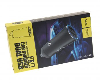 579 р. Устройство зарядное в прикуриватель 2USB 12V HOCO HOCO z30а black HOCO z30а black  с доставкой в г. Вологда. Увеличить фотографию 3