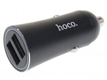 Устройство зарядное в прикуриватель 2USB 12V HOCO HOCO z30а black HOCO z30а black