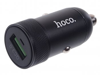 Устройство зарядное в прикуриватель 1USB 12V 3A HOCO HOCO z32 black HOCO z32 black