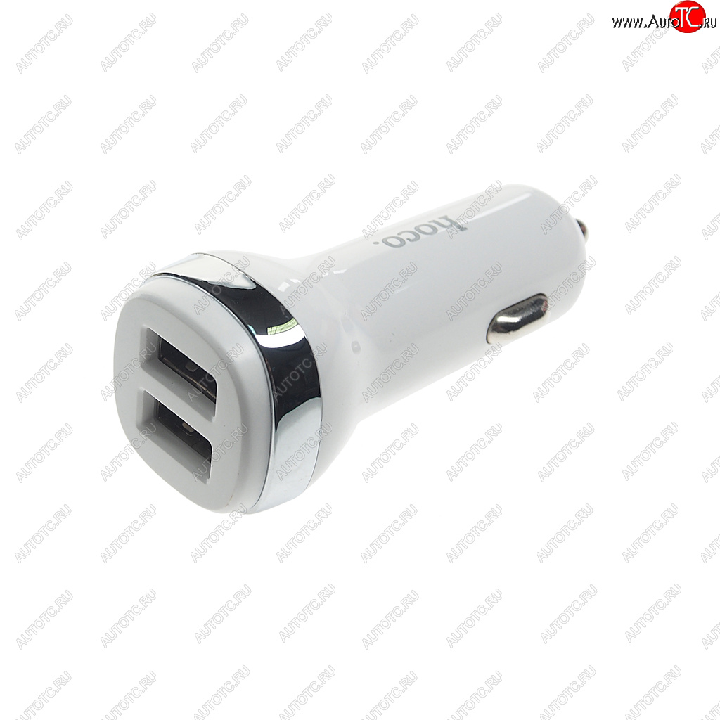 499 р. Устройство зарядное в прикуриватель 2USB 12V HOCO HOCO z40 white HOCO z40 white  с доставкой в г. Вологда