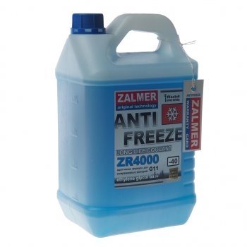 Антифриз синий -40C ZR4000 LLC G11 5кг ZALMER ZALMER zr40b005