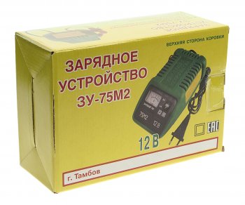 3 499 р. Устройство зарядное 12V 10А 220V (автомат) ТАМБОВ ИП ШМЕЛЬКОВ зу-75м2  с доставкой в г. Вологда. Увеличить фотографию 4