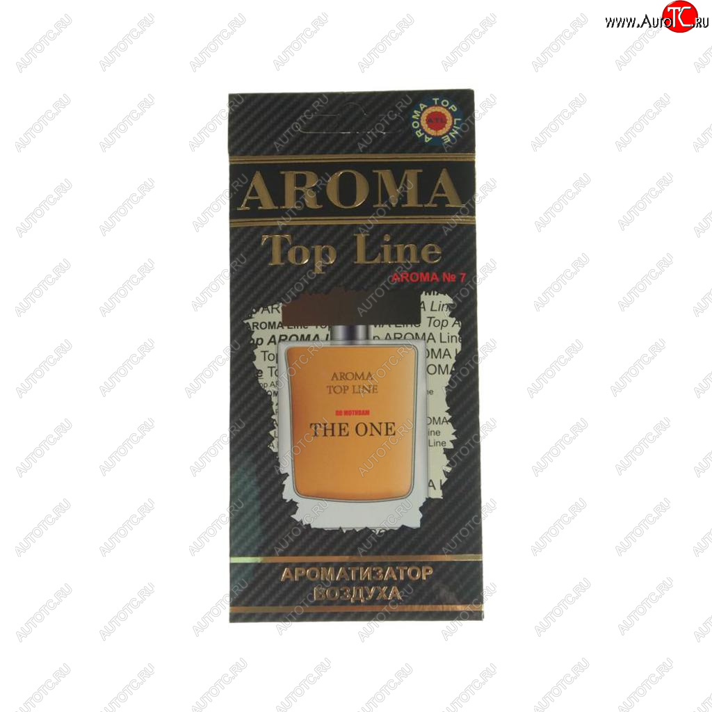 209 р. Ароматизатор подвесной пластина (№7 The One) TOP LINE TOP LINE №7 the one  с доставкой в г. Вологда