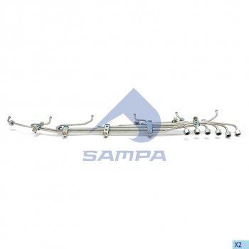 Трубка топливная MAN дв.D2866,D2876 ТНВД комплект (6шт.) SAMPA SAMPA 020.717