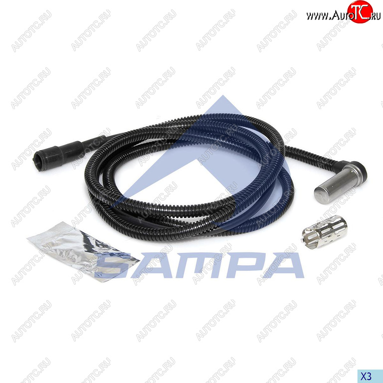 1 299 р. Датчик АБС SCANIA P,G,R,T L=2675мм задний левый SAMPA SAMPA 096.324  с доставкой в г. Вологда