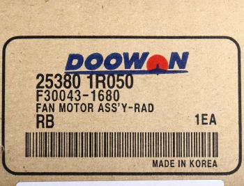 5 899 р. Вентилятор HYUNDAI Solaris (10-) охлаждения электрический в сборе DOOWON DOOWON 25380-1r050  с доставкой в г. Вологда. Увеличить фотографию 6