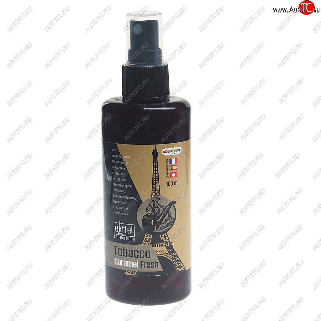 115 р. Ароматизатор спрей (tobacco caramel fresh) 100мл Eiffel Tobacco FOUETTE FOUETTE ef-02  с доставкой в г. Вологда