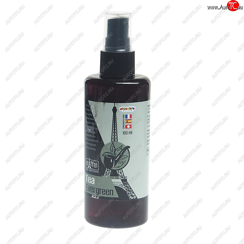 126 р. Ароматизатор спрей (tea evergreen) 100мл Eiffel Tobacco 100 мл FOUETTE FOUETTE ef-10  с доставкой в г. Вологда