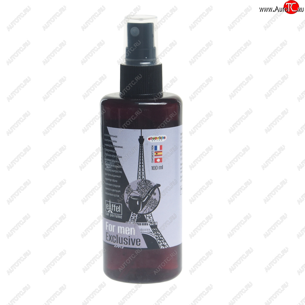 115 р. Ароматизатор спрей (for men exclusive) 100мл Eiffel Tobacco FOUETTE FOUETTE ef-06  с доставкой в г. Вологда