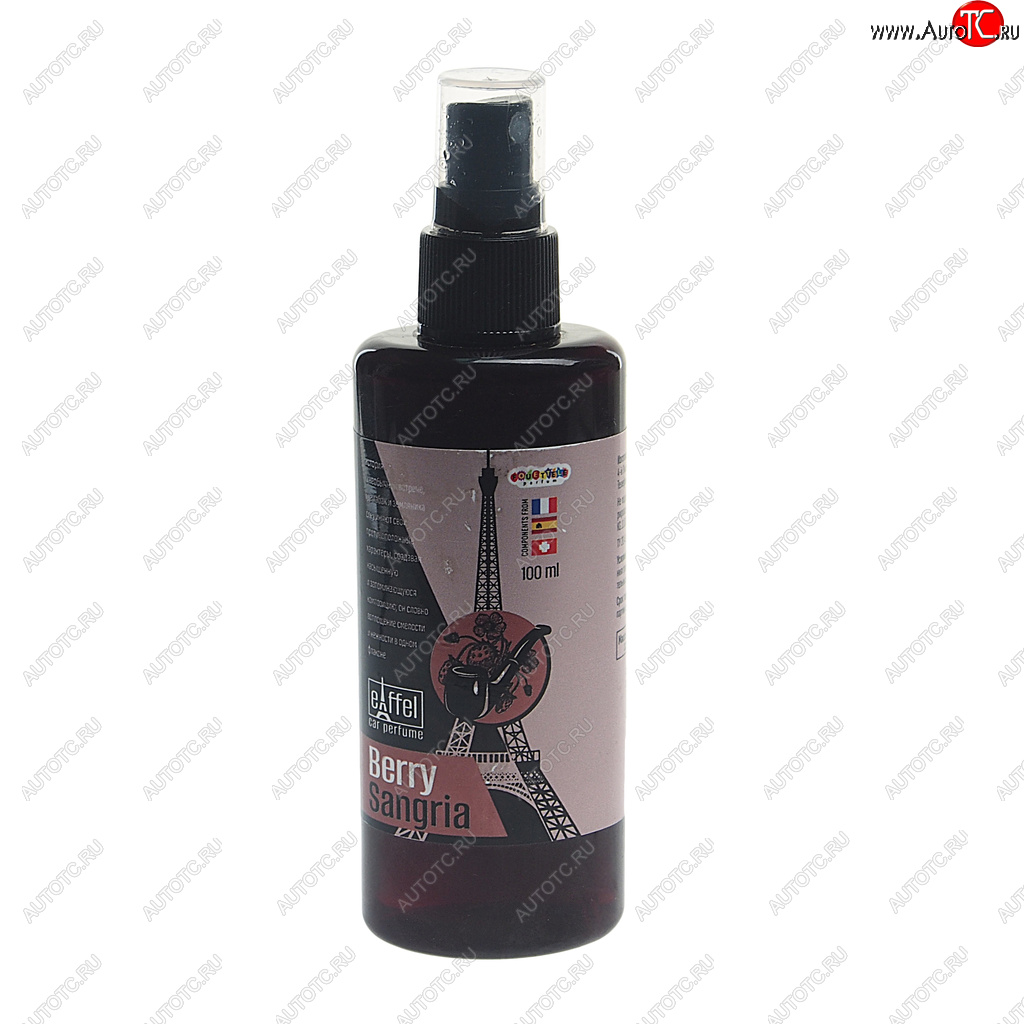 126 р. Ароматизатор спрей (berry sangria) 100мл Eiffel Tobacco FOUETTE FOUETTE ef-04  с доставкой в г. Вологда
