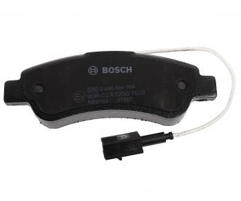 2 969 р. Колодки тормозные задние (4шт.) BOSCH Fiat Ducato 250 (2006-2014)  с доставкой в г. Вологда. Увеличить фотографию 2