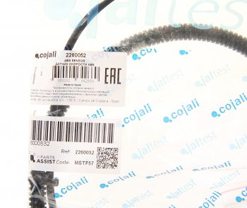 2 089 р. Датчик АБС DAF угловой L=1010мм COJALI COJALI 2260052  с доставкой в г. Вологда. Увеличить фотографию 2