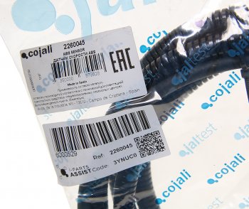 2 599 р. Датчик АБС RENAULT угловой (L=2430мм) COJALI COJALI 2260045  с доставкой в г. Вологда. Увеличить фотографию 3