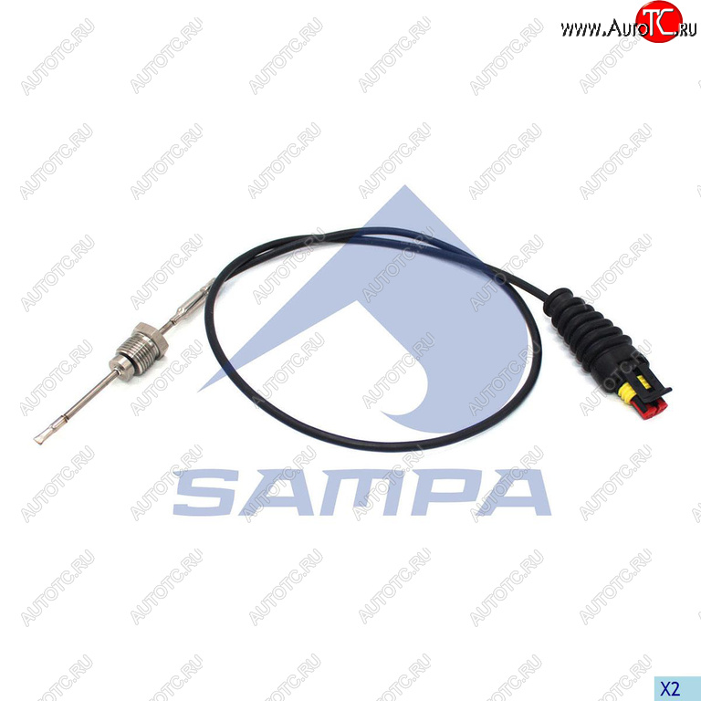 3 099 р. Датчик температуры DAF XF105,XF95 отработавших газов (ЕВРО-5) SAMPA SAMPA 096.2360  с доставкой в г. Вологда
