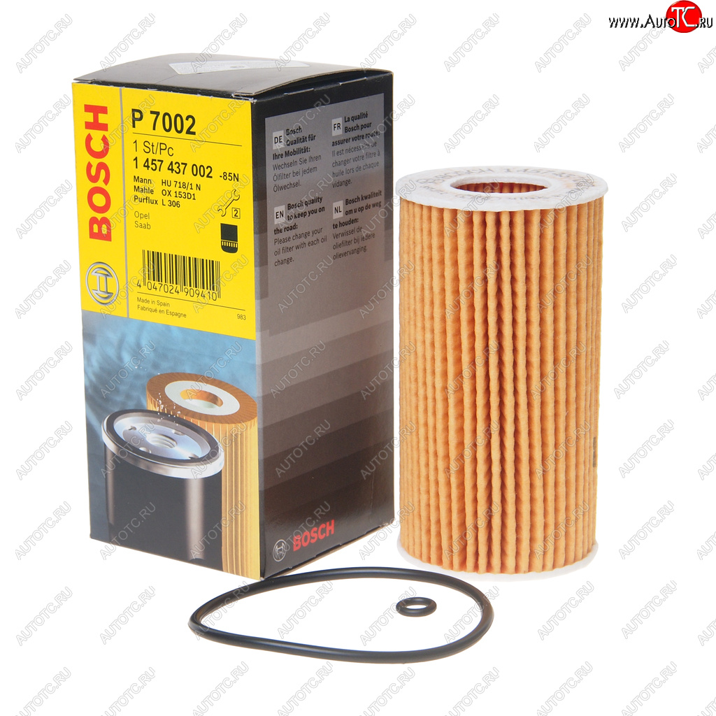 629 р. Фильтр масляный OPEL (98-05) BOSCH BOSCH 1457437002  с доставкой в г. Вологда