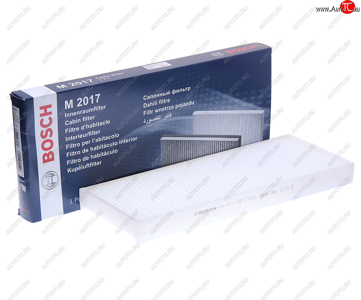 759 р. Фильтр воздушный салона VW Passat B5 (97-00) AUDI A4 (95-01) BOSCH BOSCH 1987432017  с доставкой в г. Вологда