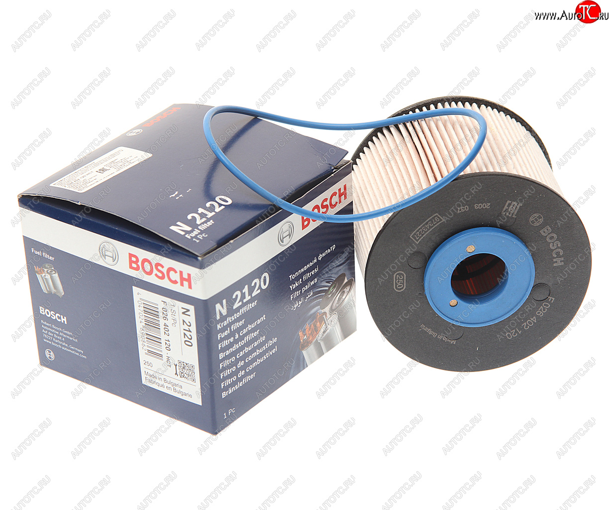 1 499 р. Фильтр топливный PEUGEOT 308,407 (09-10) CITROEN C4 (09-),C5 BOSCH BOSCH f026402120  с доставкой в г. Вологда