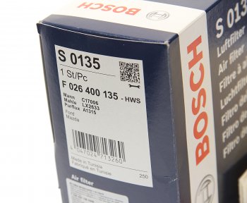 999 р. Фильтр воздушный FORD Fiesta (08-) BOSCH BOSCH f026400135 BOSCH f026400135  с доставкой в г. Вологда. Увеличить фотографию 2