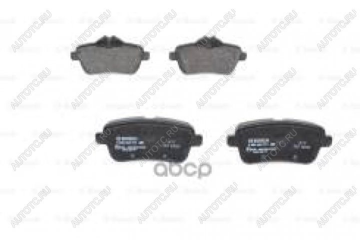 2 699 р. Колодки тормозные задние (4шт.) BOSCH Mercedes-Benz ML class W166 (2011-2015)  с доставкой в г. Вологда