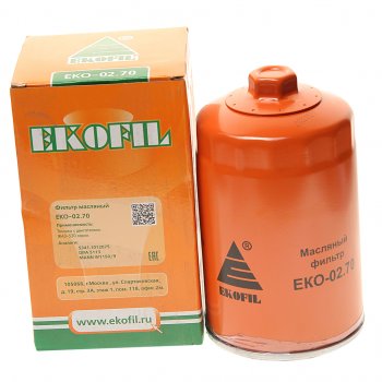1 159 р. Фильтр масляный ЯМЗ-53443.30 EKOFIL EKOFIL eko-02.70  с доставкой в г. Вологда. Увеличить фотографию 2