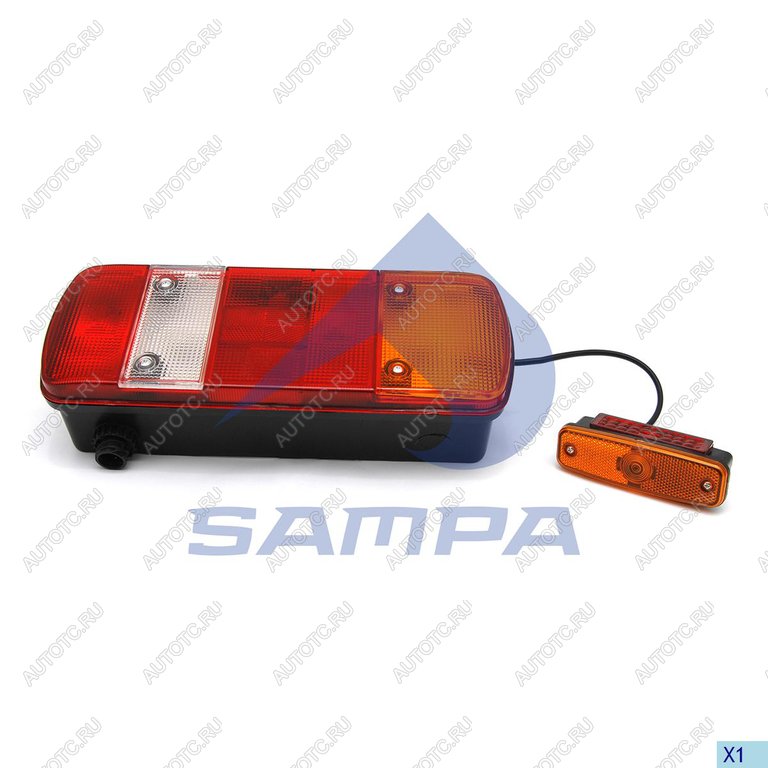 3 399 р. Фонарь задний MAN TGA,TGL,TGM,TGS,TGX правый (с габаритом) АМР разъем снизу SAMPA SAMPA 024.081  с доставкой в г. Вологда