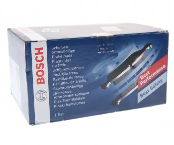 3 599 р. Колодки тормозные передние R17 (4шт.) BOSCH Opel Insignia A дорестайлинг седан (2008-2013)  с доставкой в г. Вологда. Увеличить фотографию 2