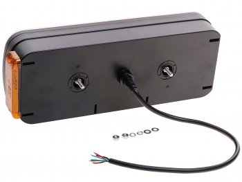 7 649 р. Фонарь задний универсальный светодиодный 1224V с габаритным фонарем правый MEGAPOWER MEGAPOWER 370-17-028  с доставкой в г. Вологда. Увеличить фотографию 2
