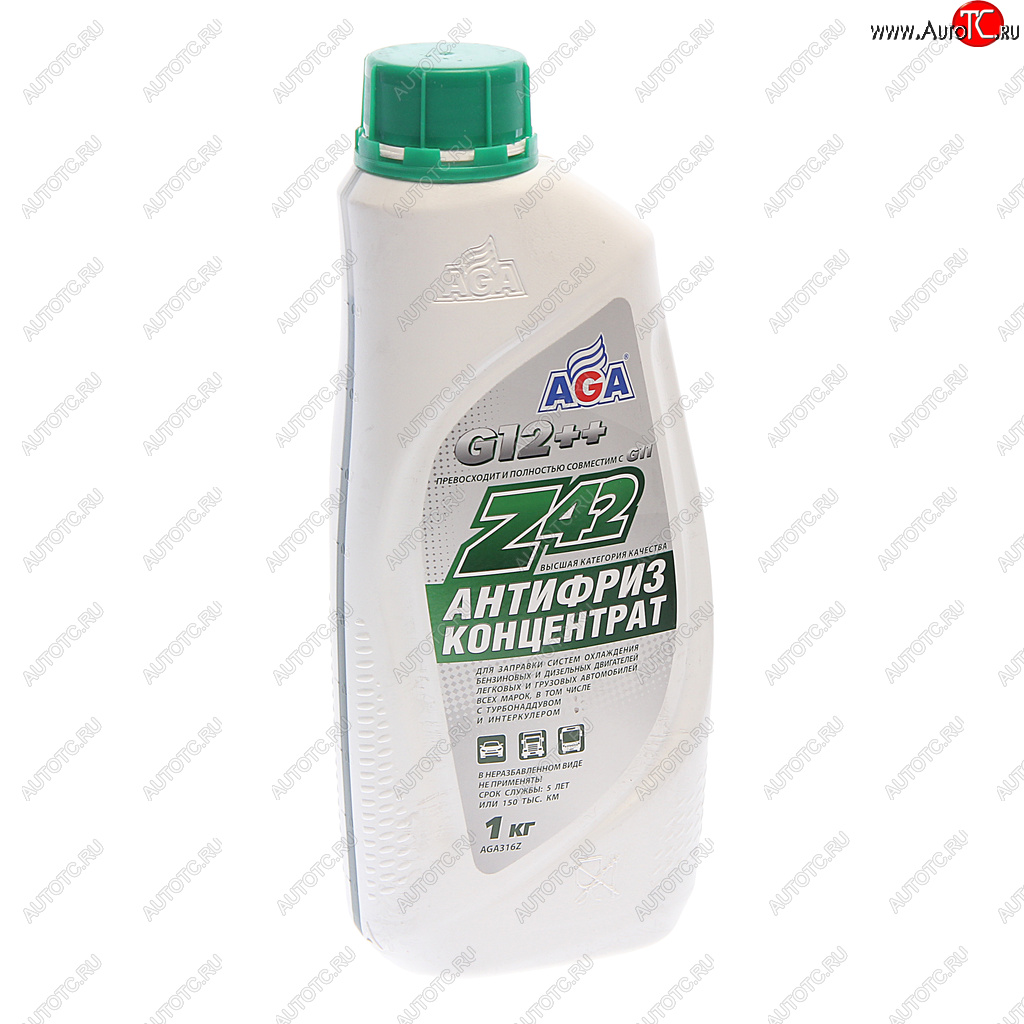 539 р. Антифриз зеленый концентрат 0.946л Antifreeze Z42 AGA AGA aga316z  с доставкой в г. Вологда